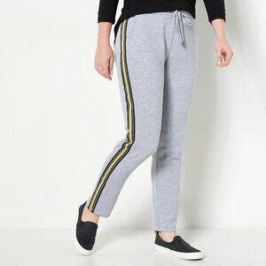 Susan Graver Weekend Reg Washed Terry Ankle Pants - size 2X a46868